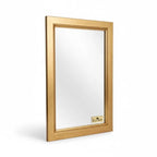 Gold Framed Round Wall Mirror 36 Inch
