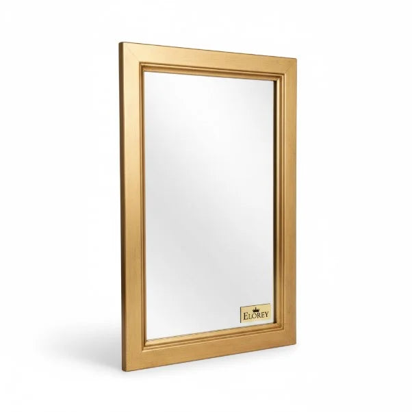 Gold Framed Round Wall Mirror 36 Inch