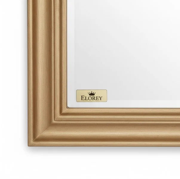 Gold Framed Round Wall Mirror 36 Inch