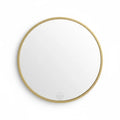 Minimalist Round Wall Mirror Modern Glass Decor for Home Entryway