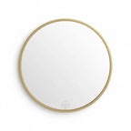 Minimalist Round Wall Mirror Modern Glass Decor for Home Entryway