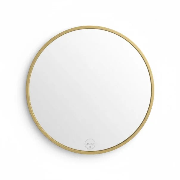 Minimalist Round Wall Mirror Modern Glass Decor for Home Entryway