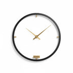 Modern Minimalist Metal Wall Clock Sleek Industrial Wall Decor