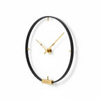 Modern Minimalist Metal Wall Clock Sleek Industrial Wall Decor
