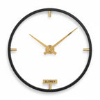 Modern Minimalist Metal Wall Clock Sleek Industrial Wall Decor