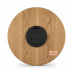 Rustic Wooden Wall Clock Minimalist Farmhouse Large Round Decor